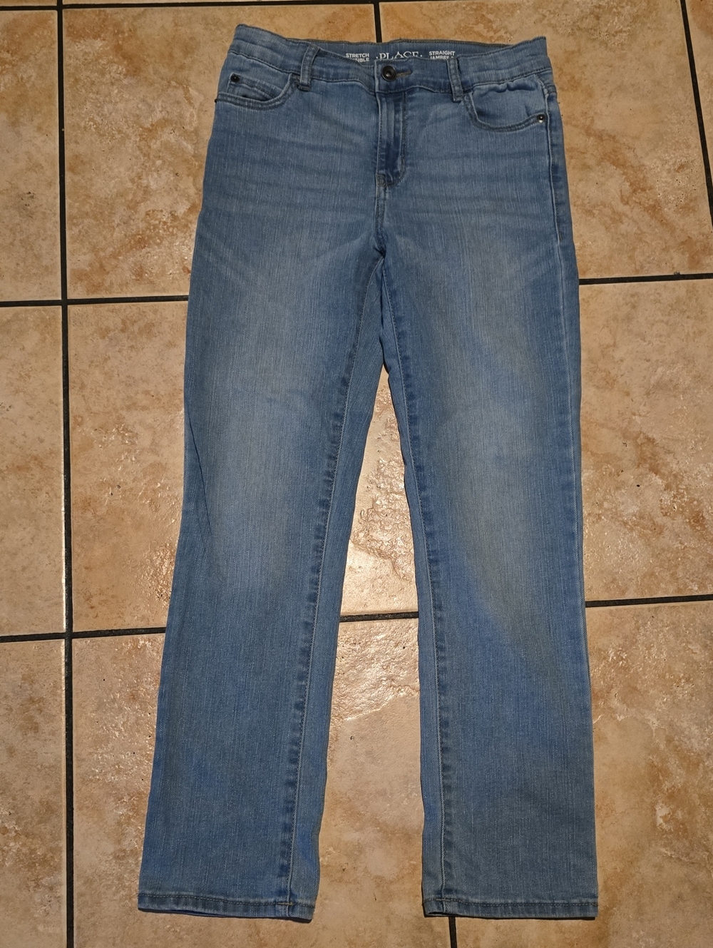 The Children's Place Light Blue Straight Leg Kids Jeans